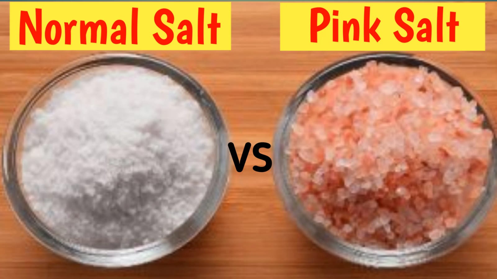 Rock Salt vs Table Salt